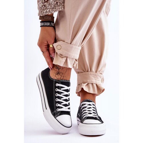 Kesi Women&amp;#039;s sneakers on a robust black Ember platform Slike