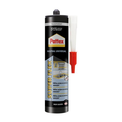 PATTEX Silikon Neutral Universal transparent 280ml Slike