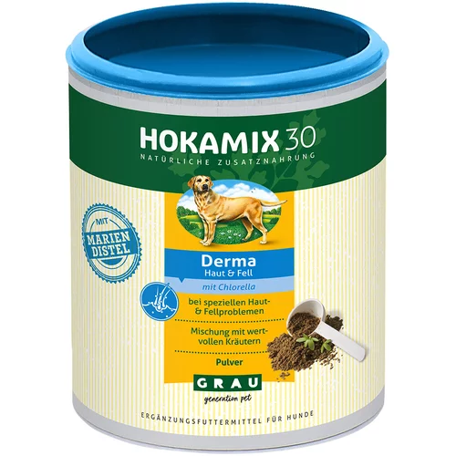 GRAU HOKAMIX30 Derma prašek za kožo in dlako - Varčno pakiranje: 2 x 350 g