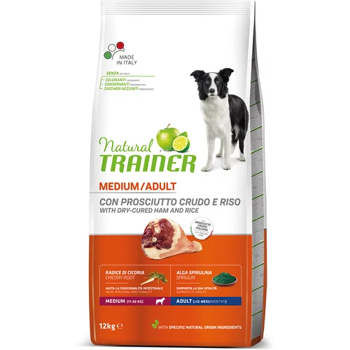 Trainer Natural Dog Nova Foods Trainer Natural Adult Medium pršut - Varčno pakiranje: 2 x 12 kg