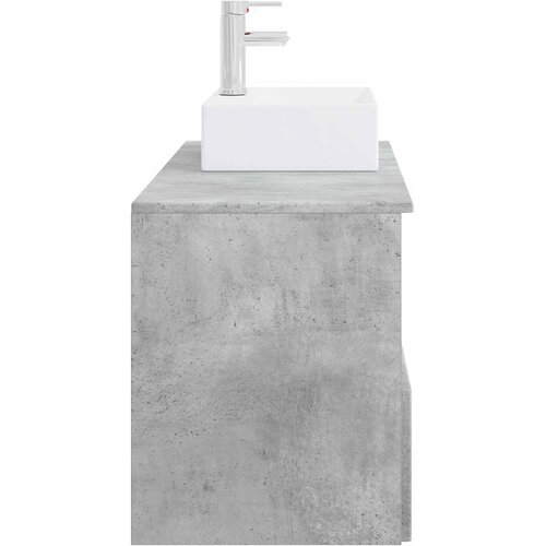  Set namje&amp;scaron;taja za kupaonicu 2 kom. Betonska siva 49,5 x 41 x 79,5 cm Slike