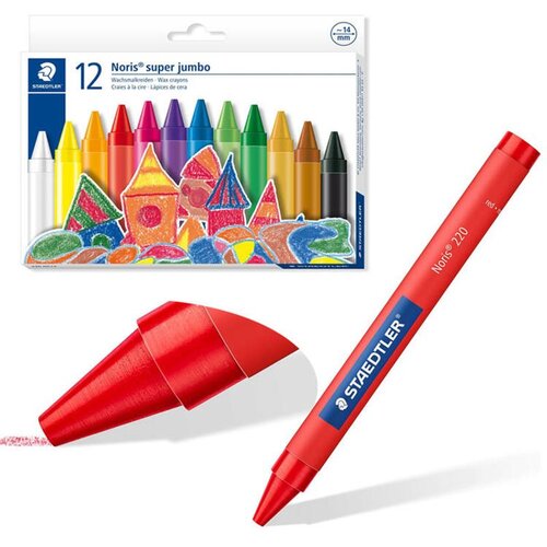 Staedtler jumbo vo&amp;scaron;tane bojice, 12 boja Slike