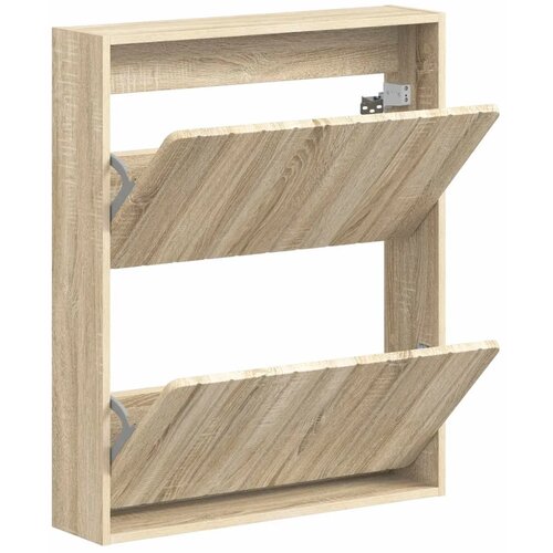  Ormar za cipele na zidu ZWOLLE 71 x 17 x 86 cm Hrast sonoma - Hrast sonoma Slike