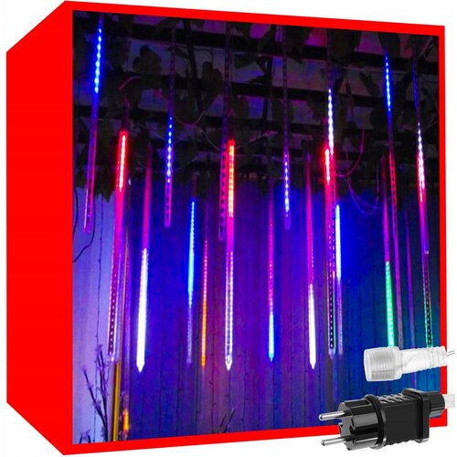  Novoletne lučke sveče 50cm 288 LED RGB večbarvne Slike
