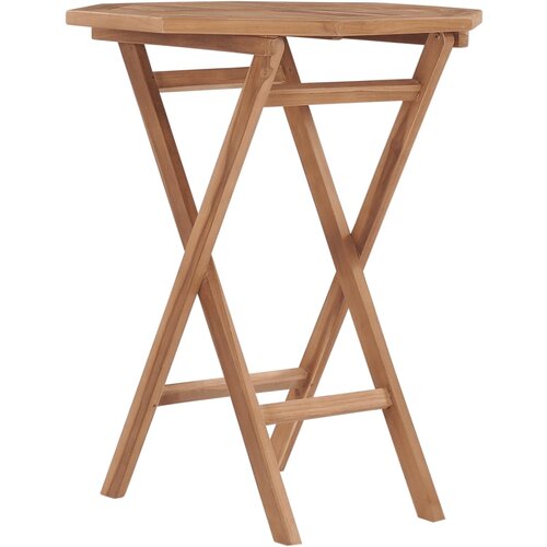 vidaXL Sklopivi vrtni stol 60 x 60 x 75 cm od masivne tikovine Cene