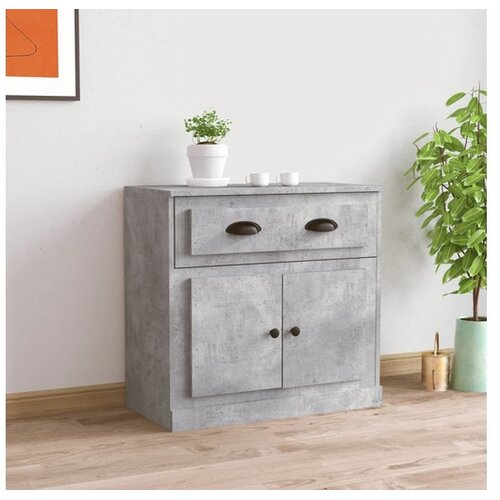  Komoda siva boja betona 70x35 5x67 5 cm od konstruiranog drva Cene