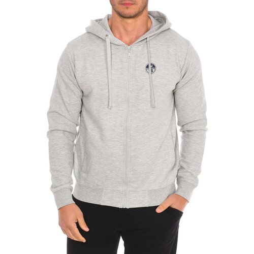 North Sails Puloverji 902416T-926 Siva Cene