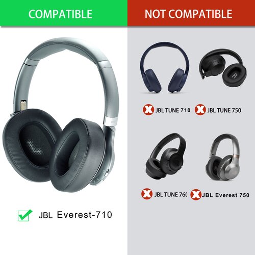 INF Nadomestne blazinice za ušesa za JBL Everest 710 - titanove barve (2-pak), (21838031) Cene