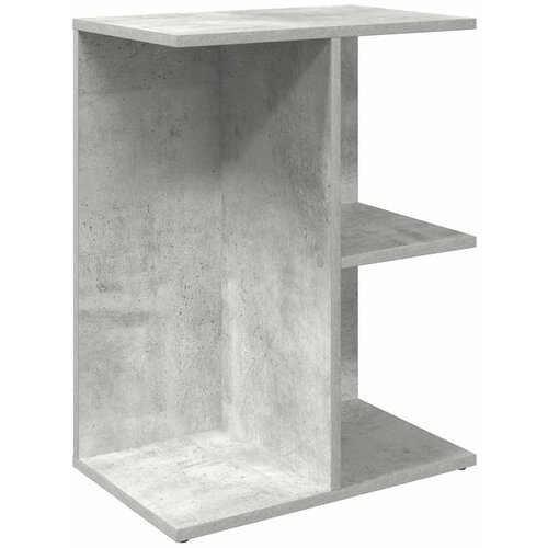 Maison Chic Nočna omarica - Nočna miza betonsko siva 46,5x29x61 cm inženirski les, (21689224) Cene