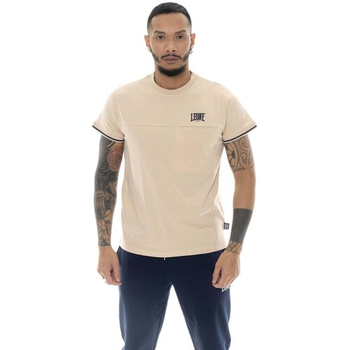Leone 1947 Majice s kratkimi rokavi Man T-Shirt Short Sleeves Easy Rumena Cene