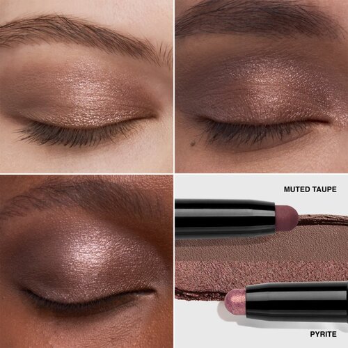 Bobbi Brown Long-Wear Cream Shadow Stick Duo sjenilo za oči u olovci duo nijansa Pyrite / Muted Taupe 1.6 g Slike
