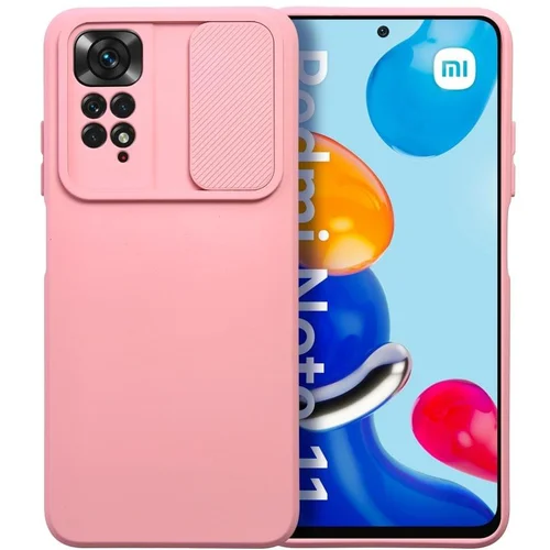 XIAOMI REDMI NOTE 11 / 11S SLIDE zaštitna maskica roza