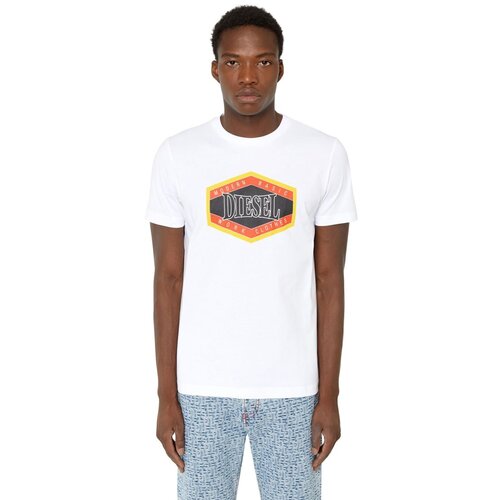 Diesel T-shirt - T-DIEGOR-E14 T-SHIRT white Cene