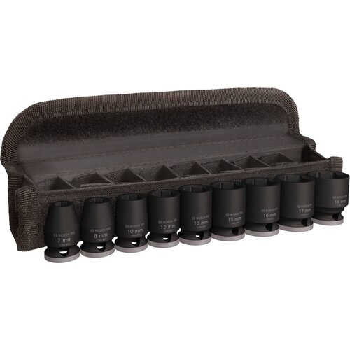 Bosch set kovanih nasadnih ključeva 7 - 19mm, 3/8&amp;quot;, 9 delova, pro impact socket 2608003036 Slike