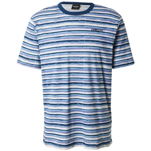 Oakley Funkcionalna majica mornarska / svetlo modra / lila / off-bela