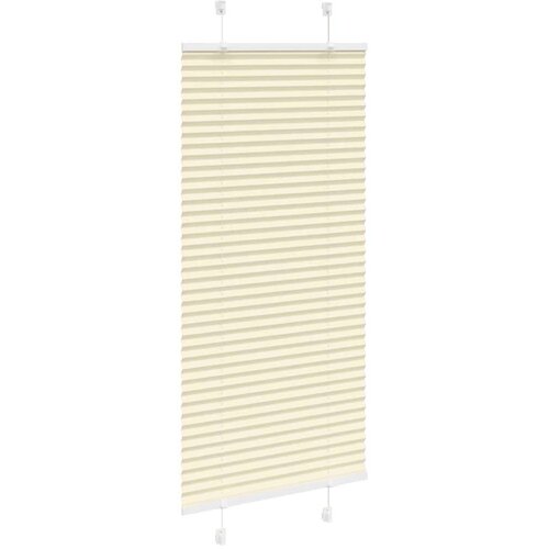 VidaXL Plisirana roleta krem 65x150 cm &amp;scaron;irina tkanine 64,4 cm Slike