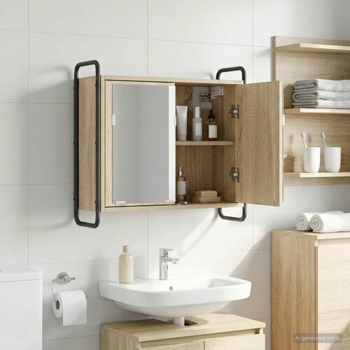  Viseci kupaonski ormar Hrast sonoma 64 x 20 x 56,5 cm Cijene