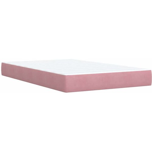 Box spring krevet s madracem ružičasti 120 x 200 cm bar&amp;scaron;unasti Slike