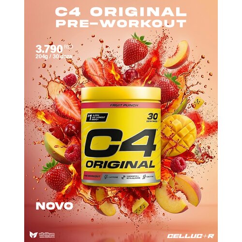 Cellucor C4 Original Pre Workout 204g voćni miks Slike