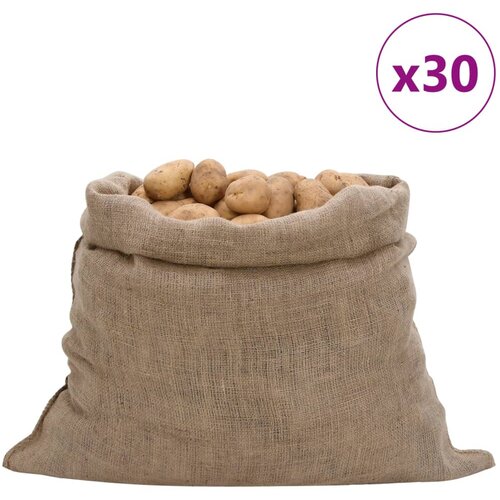 vidaXL Jutene vreće 30 kom 100 x 110 cm 100 % juta 220 g/m² Cijene