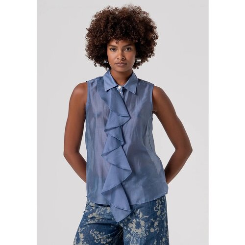 Fracomina Topi & Bluze FS26ST6017W83401 Modra Cene