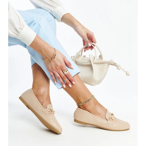 Gemre Beige decorative loafers Docherty Cene