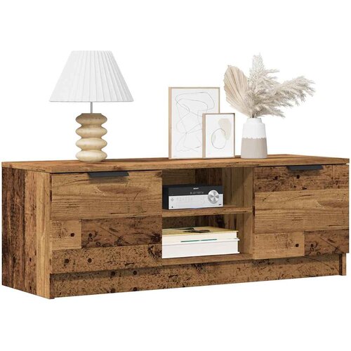 TV ormarić boja staro drvo 102x35x36,5 cm od konstruiranog drva Cene