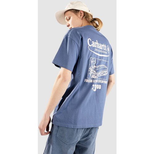 Carhartt WIP Catalogue T-shirt blue iris / air pink Slike