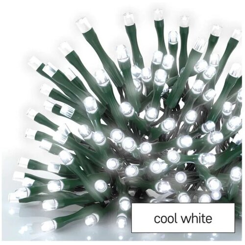 Emos LED božična veriga, 8 m, zunanja in notranja, hladna bela, programi, časovnik D4AC22 Slike