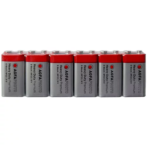 Agfa baterije heavy duty (blok od 9 volti, cink-ugljik, 9 v, 6 kom.)
