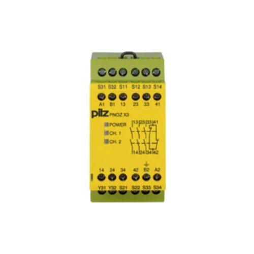 PILZ Sigurnosni relej PNOZ X3 24VAC 24VDC 3n/o 1n/c 1so Radni napon (broj): 24 V/DC 3 zatvarač, 1 otvarač (&Scaron; x V x d) 45 x 87 x Cijene