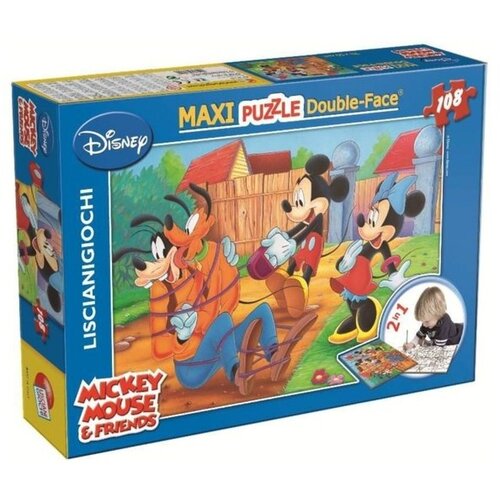 Lisciani slagalica maxi miki maus - my friends 2u1 složi i oboji 108pcs maxi 31740 Cene