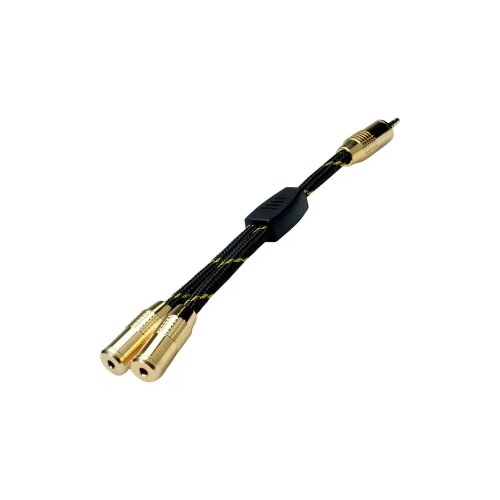 Roline 11.09.4213 11.09.4213 audio y-adapter [1x 3,5 mm banana utikač - 2x priključna doza za 3,5 mm banana utikač] Slike
