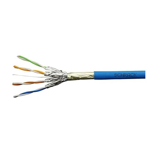 Schrack hskp423ha5 ftp cable cat 6a f/ftp - 500 mhz, 4x2xawg-23, lsoh plavi Cene