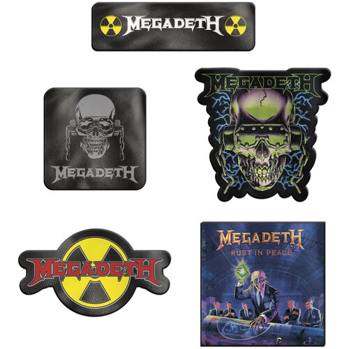 Grupo KOMPLET 5 NAŠITKOV MEGADETH, (20871247) Cene