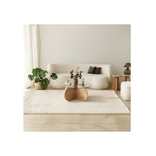Hanah home Bubble Sapphire Klub sto, 75x35x75cm, Krem Slike