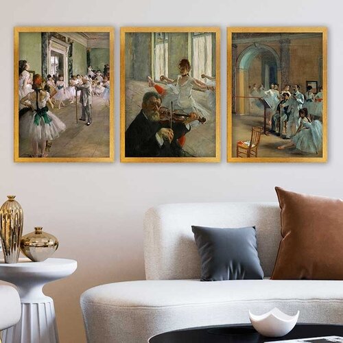 Wallity Set uramljenih slika 3AC_UN1914103, 3 Dela Cene