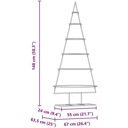 VidaXL Metalna božićna jelka Zlatno 150 cm Čelik s pra&amp;scaron;kastim premazom Slike