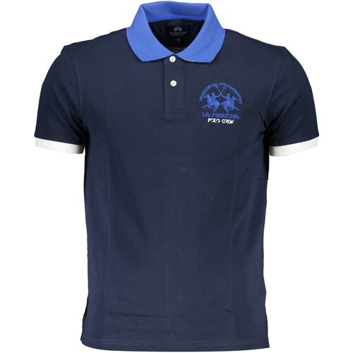 La Martina MEN&amp;amp;#39;S SHORT SLEEVE POLO BLUE Slike