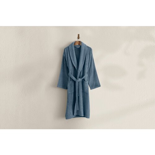 L'essential Maison 1041A-044-2 blue bathrobe Cene
