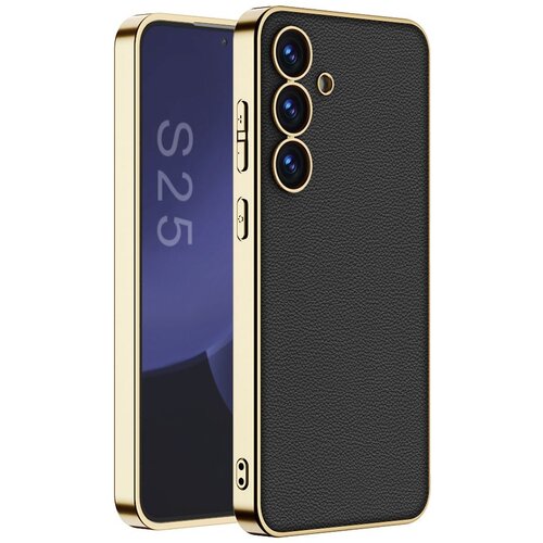  Maska S GOLD LINE za Samsung S931B Galaxy S25 5G/ crna Cene