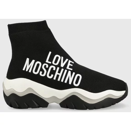 Love Moschino Tenisice Sneakerd Roller 45 boja: crna, JA15564G1G