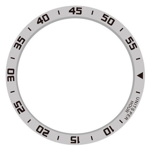 INF združljiv s samsung Watch5 pro - srebrno-črn obroč okvirja iz nerjavečega jekla, (5000090599) Cene