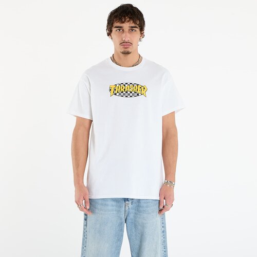 Thrasher Majica Checkered Oval T-Shirt White XXL Cene
