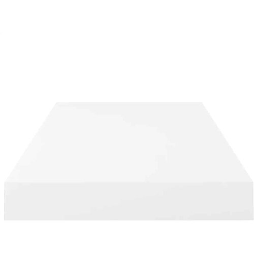  Plutajuće zidne police 4 kom sjajne bijele 50 x 23 x 3,8 cm MDF Slike