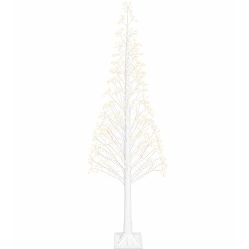  Zvjezdano božićno drvce Bijela 25 x 25 x 240 cm Plastika Slike