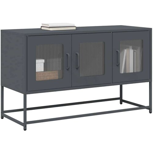 vidaXL TV omarica antracit 100,5x39x60,5 cm Hladno valjano jeklo Cene