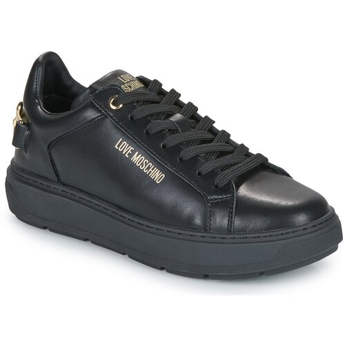 Love Moschino LOVE CHAIN-STRAP SNEAKER Crna Slike