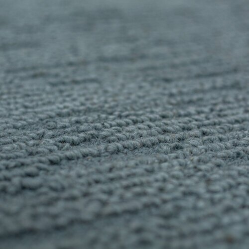 Flair Rugs Pra&amp;scaron;no modra ročno tkana volnena preproga 200x290 cm Harris Boucle &amp;ndash; Slike