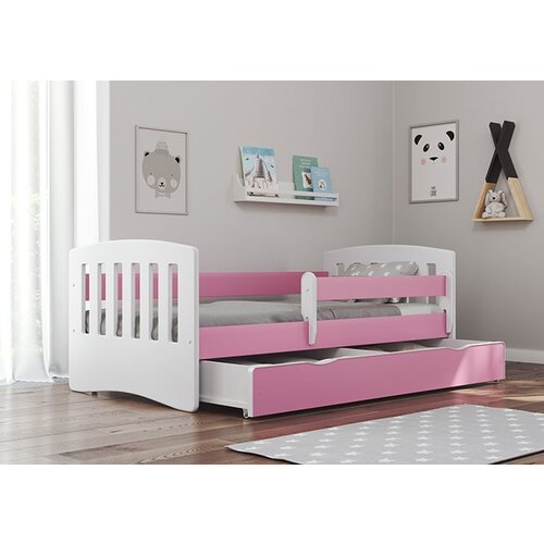 HAPPYKIDS OTRO�KA POSTELJA EMA 160X80 (VE� BARV)-Bela/Roza Cene